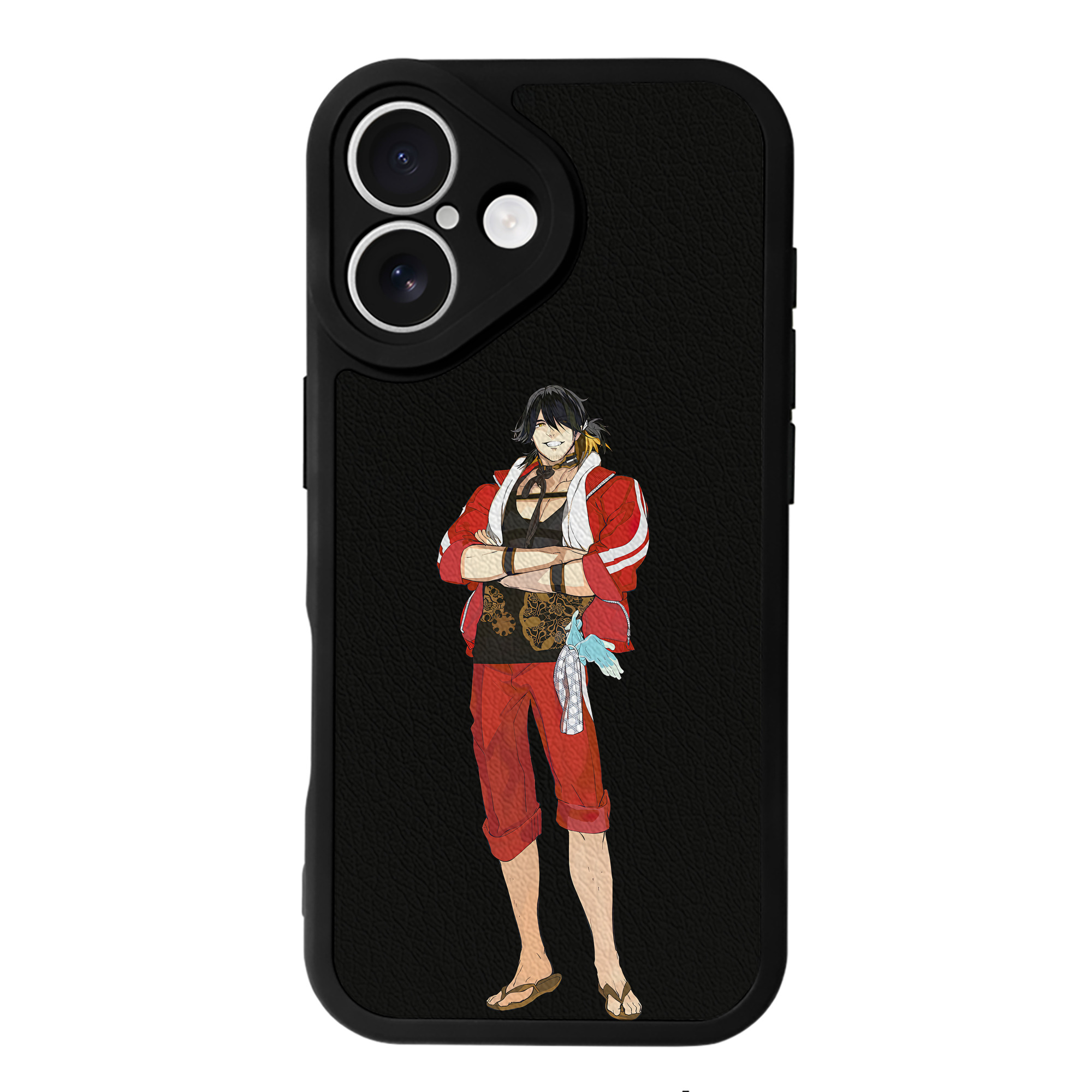 （画像用） 刀剣乱舞 Touken Ranbu 【iPhone 16シリーズ対応】シリコンスマホケース（レザー調） 材質：シリコン